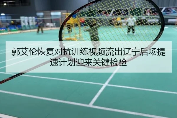 郭艾伦恢复对抗训练视频流出辽宁后场提速计划迎来关键检验