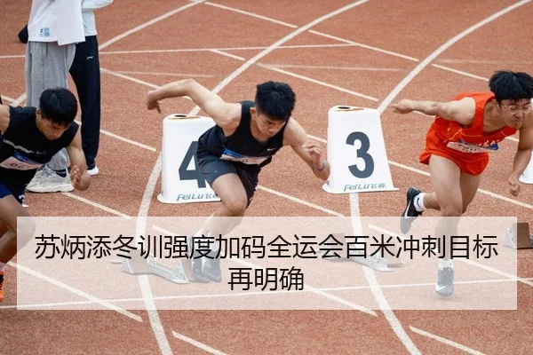 苏炳添冬训强度加码全运会百米冲刺目标再明确